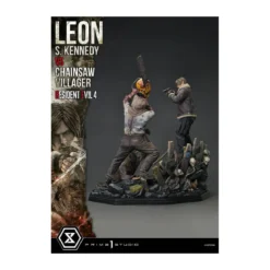 Prime 1 Studio - Resident Evil 4 Leon S. Kennedy vs. Chainsaw Villager Bonus Ver. - Ultimate Premium Masterline Series 1/4