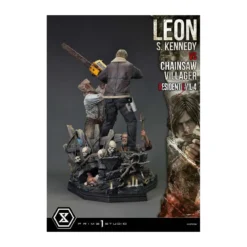 Prime 1 Studio - Resident Evil 4 Leon S. Kennedy vs. Chainsaw Villager Bonus Ver. - Ultimate Premium Masterline Series 1/4