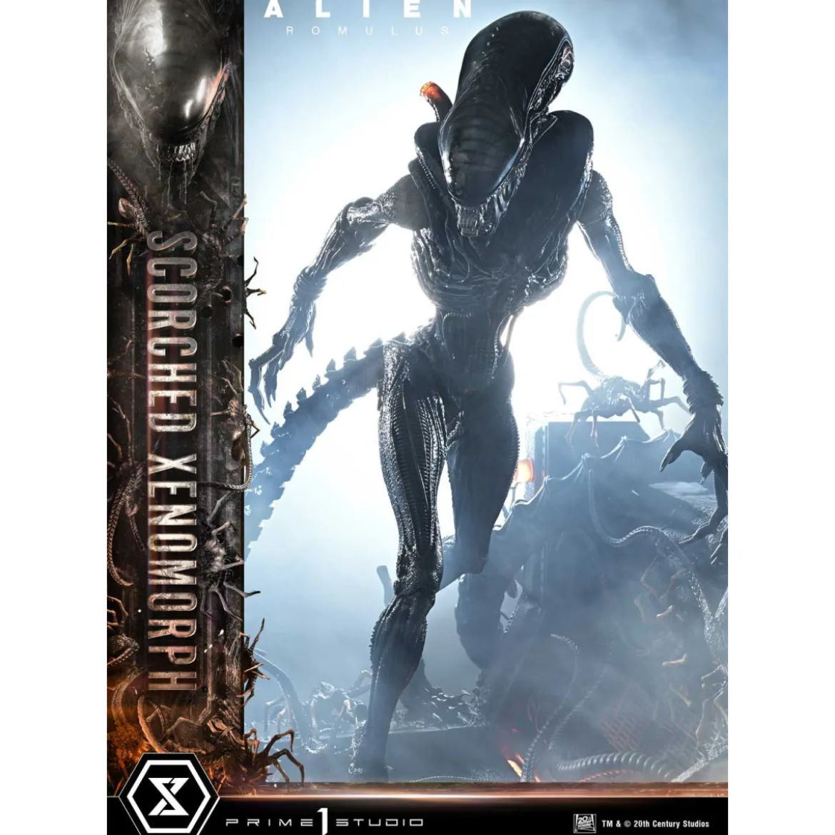 Prime 1 Studio - Scorched Xenomorph DX Bonus Version 1/3 - Alien: Romulus Museum Masterline XL