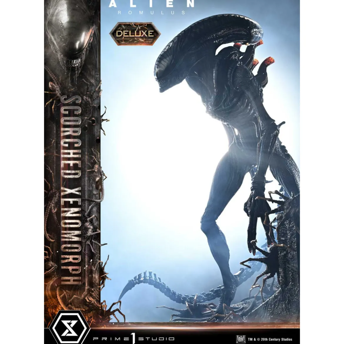 Prime 1 Studio - Scorched Xenomorph DX Bonus Version 1/3 - Alien: Romulus Museum Masterline XL