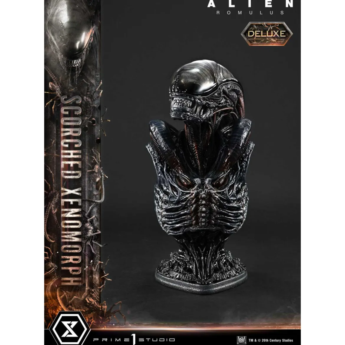 Prime 1 Studio - Scorched Xenomorph DX Bonus Version 1/3 - Alien: Romulus Museum Masterline XL