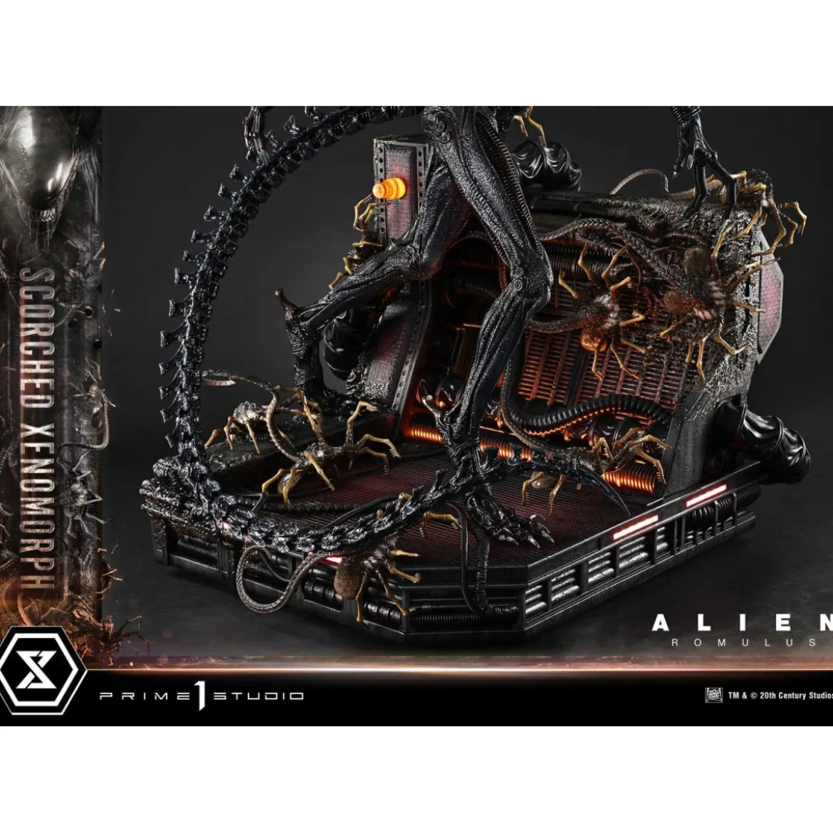 Prime 1 Studio - Scorched Xenomorph DX Bonus Version 1/3 - Alien: Romulus Museum Masterline XL