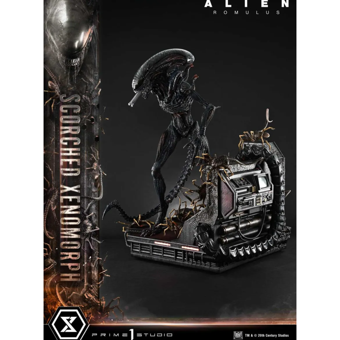 Prime 1 Studio - Scorched Xenomorph DX Bonus Version 1/3 - Alien: Romulus Museum Masterline XL
