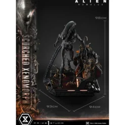 Prime 1 Studio - Scorched Xenomorph DX Bonus Version 1/3 - Alien: Romulus Museum Masterline XL