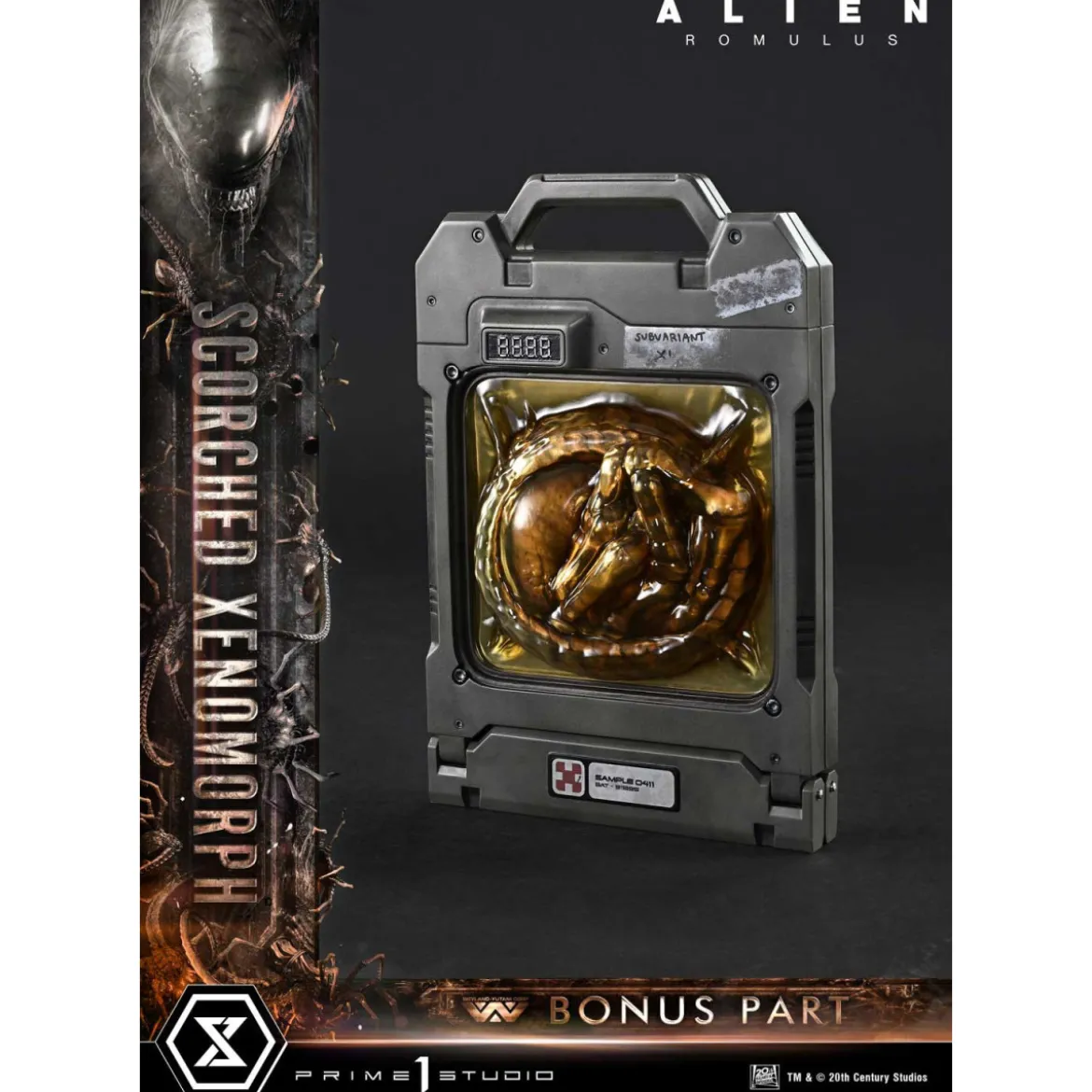 Prime 1 Studio - Scorched Xenomorph DX Bonus Version 1/3 - Alien: Romulus Museum Masterline XL