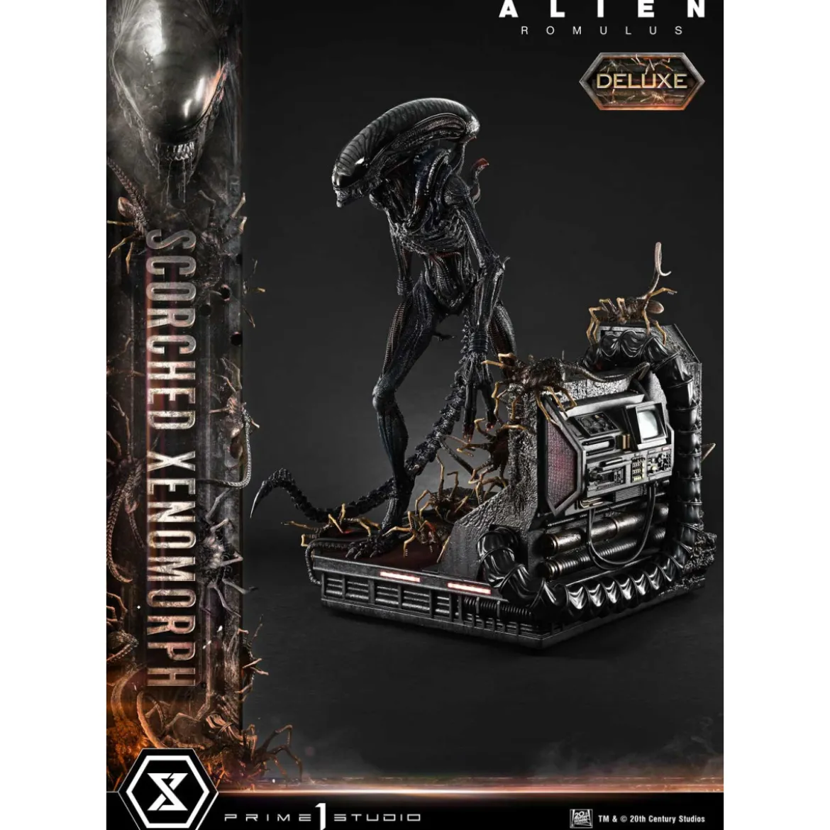 Prime 1 Studio - Scorched Xenomorph DX Bonus Version 1/3 - Alien: Romulus Museum Masterline XL