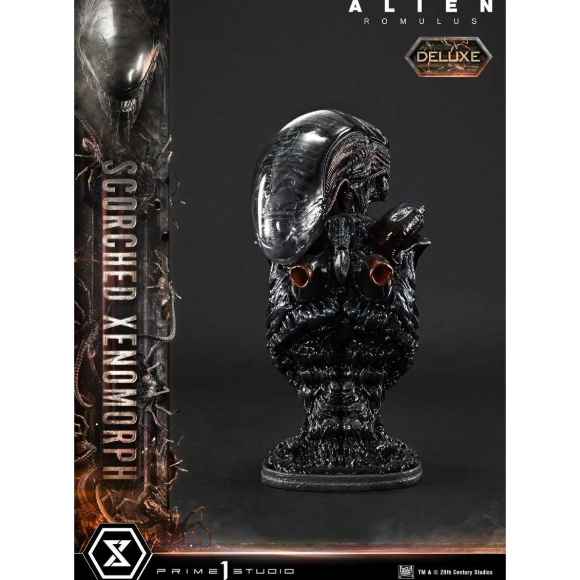 Prime 1 Studio - Scorched Xenomorph DX Bonus Version 1/3 - Alien: Romulus Museum Masterline XL