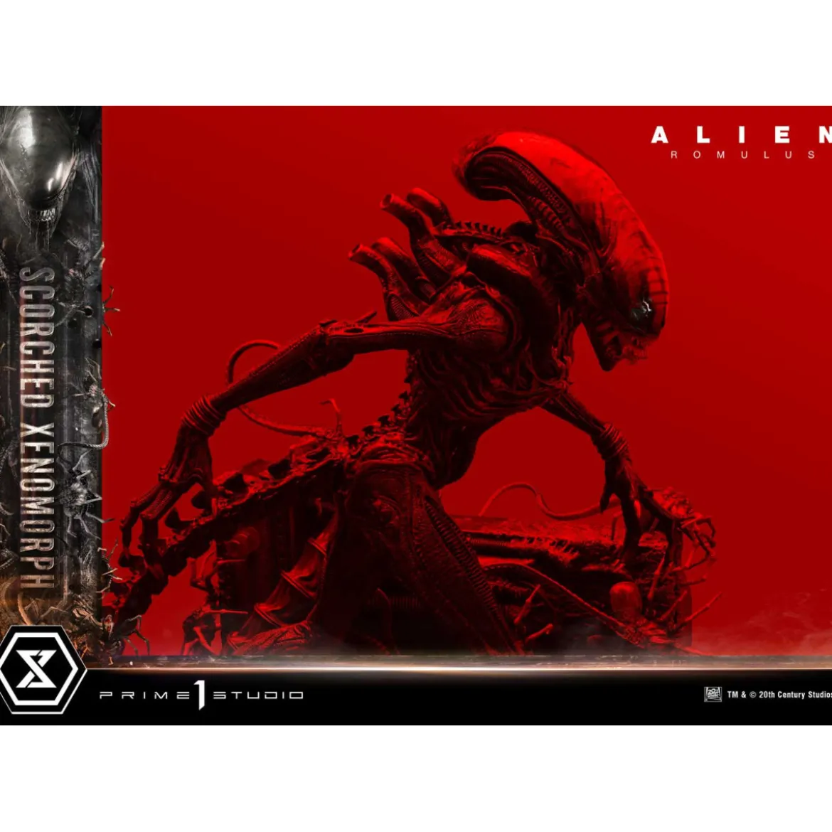 Prime 1 Studio - Scorched Xenomorph DX Bonus Version 1/3 - Alien: Romulus Museum Masterline XL