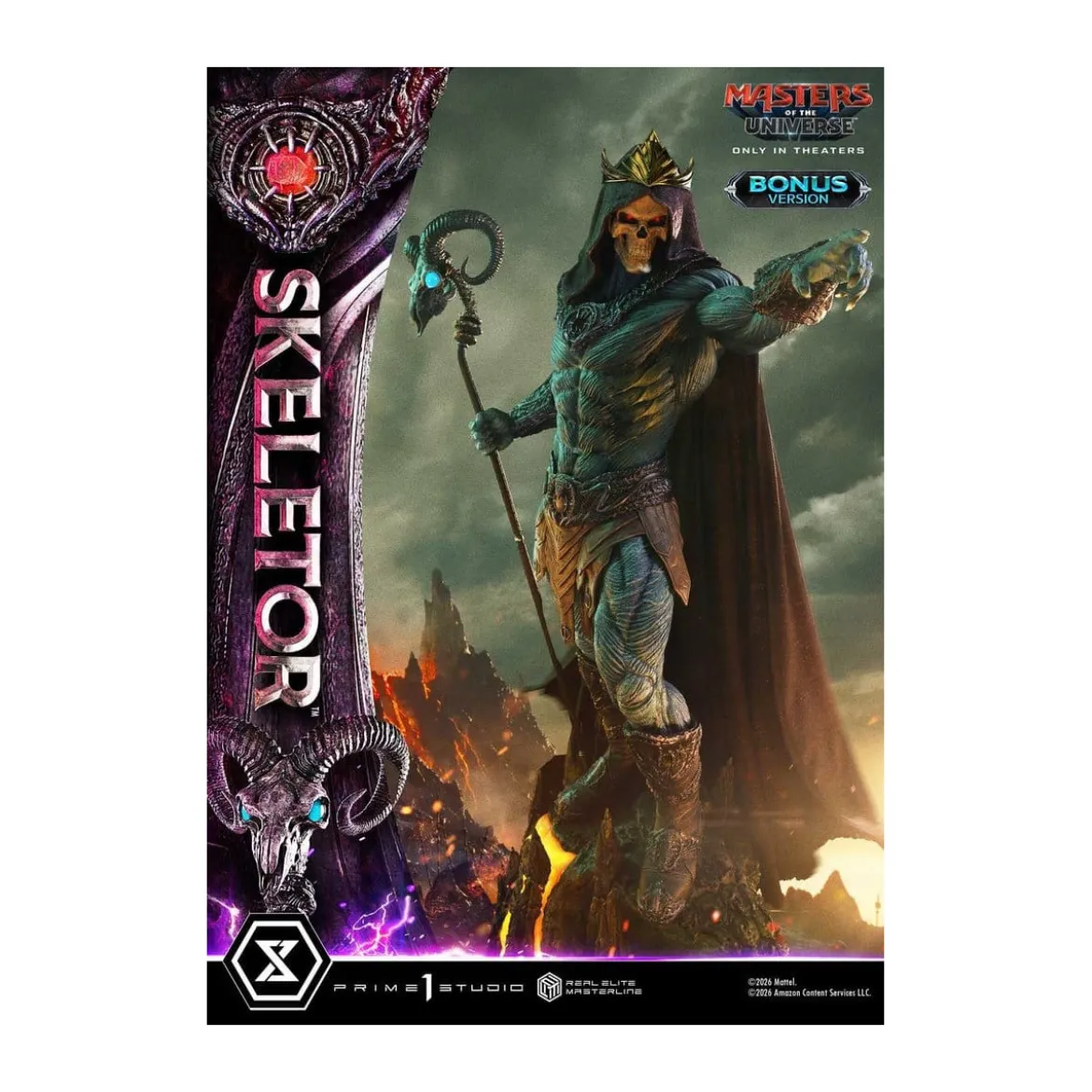 Prime 1 Studio - Skeletor Bonus Version - Masters of the Universe (2026) Real Elite Masterline 1/3