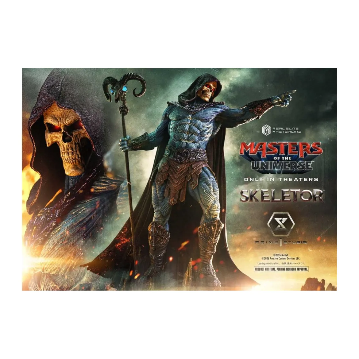 Prime 1 Studio - Skeletor Bonus Version - Masters of the Universe (2026) Real Elite Masterline 1/3