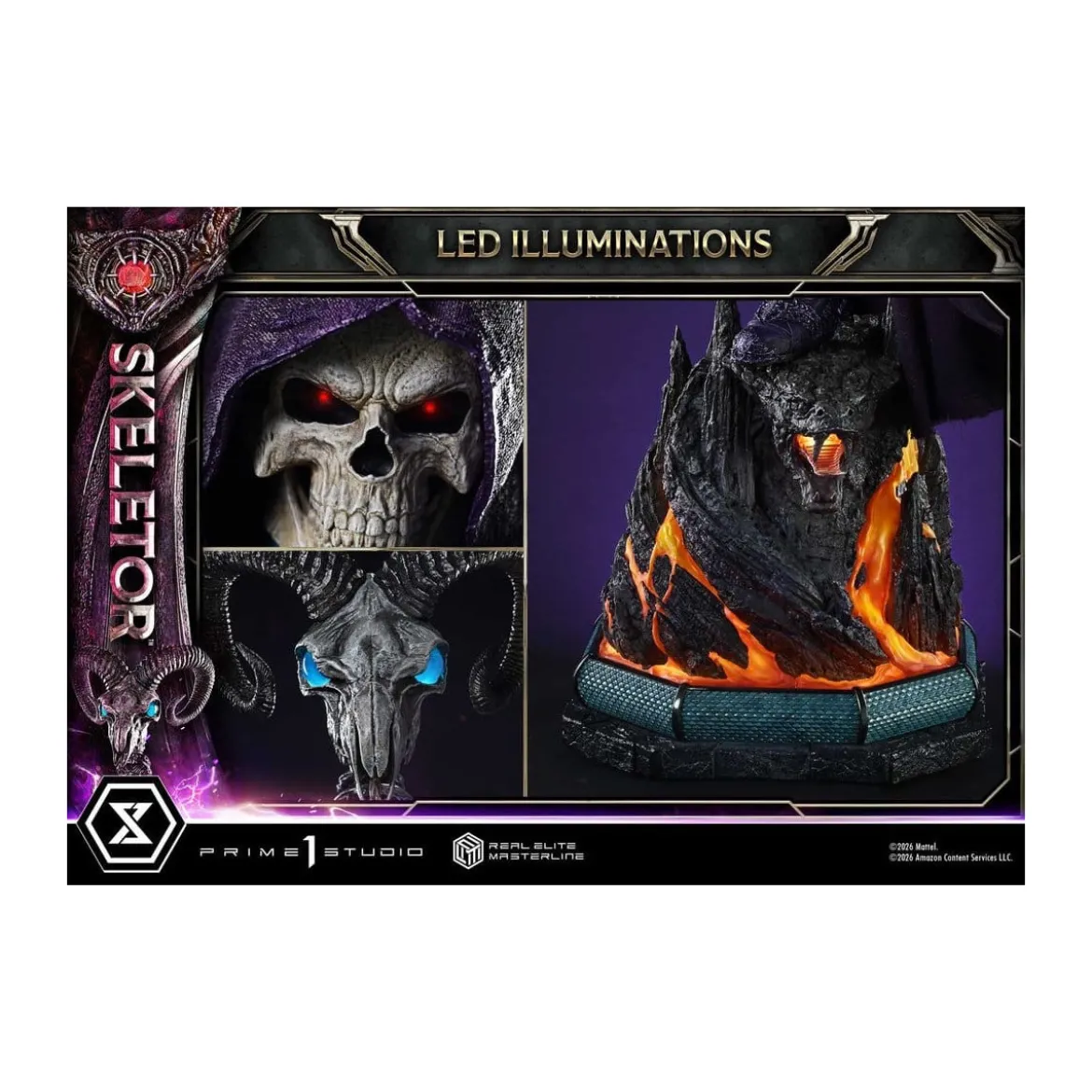 Prime 1 Studio - Skeletor Bonus Version - Masters of the Universe (2026) Real Elite Masterline 1/3