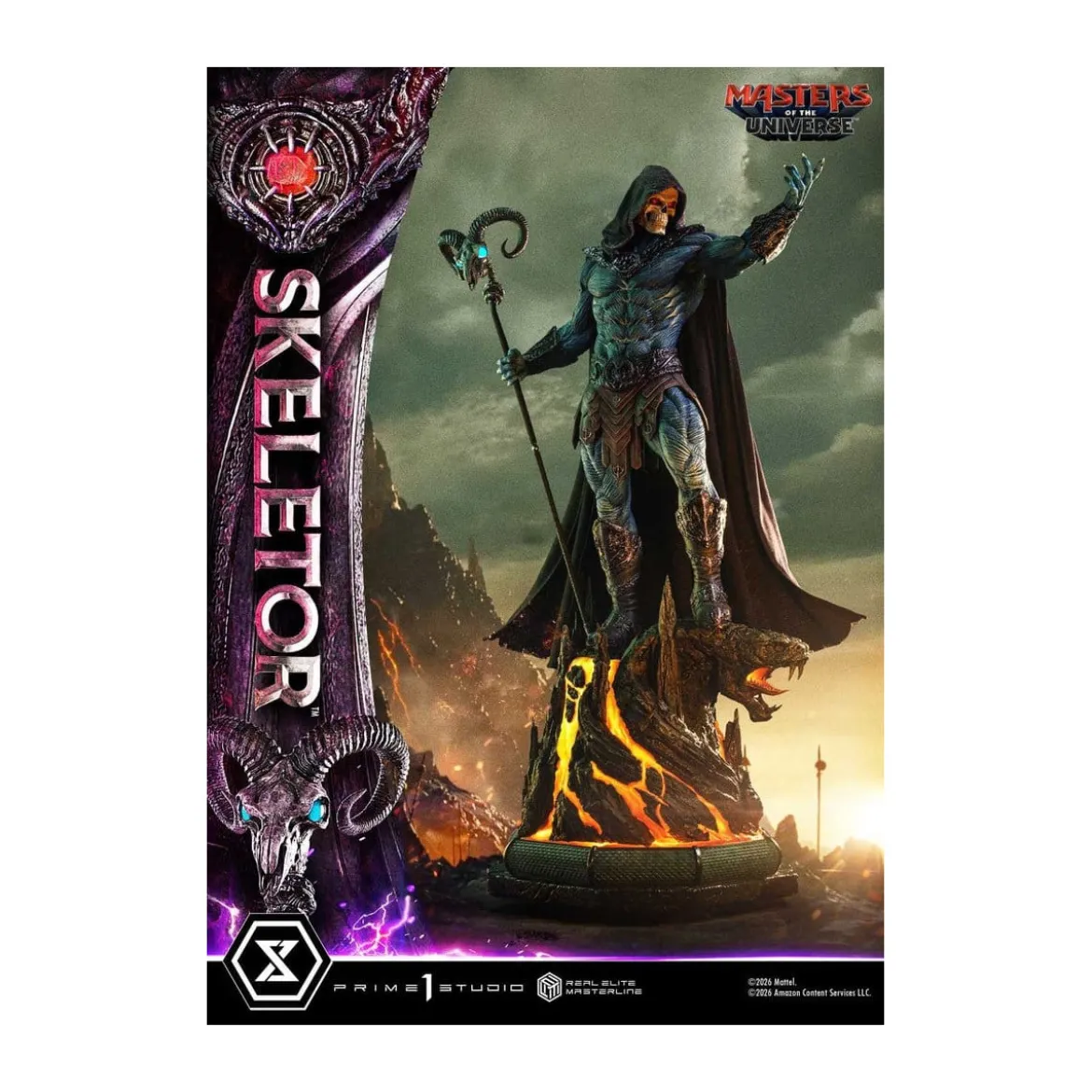 Prime 1 Studio - Skeletor Bonus Version - Masters of the Universe (2026) Real Elite Masterline 1/3