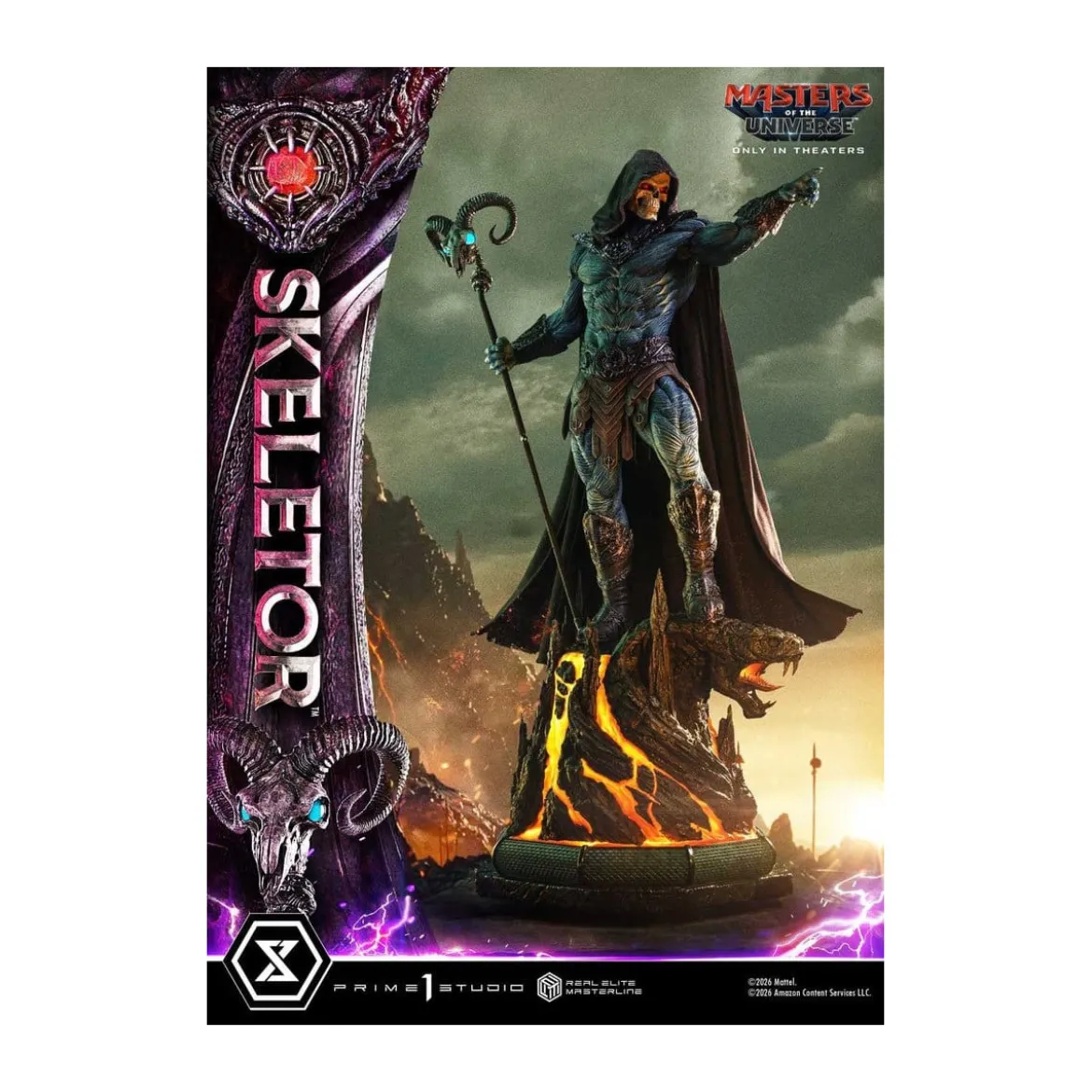 Prime 1 Studio - Skeletor Bonus Version - Masters of the Universe (2026) Real Elite Masterline 1/3