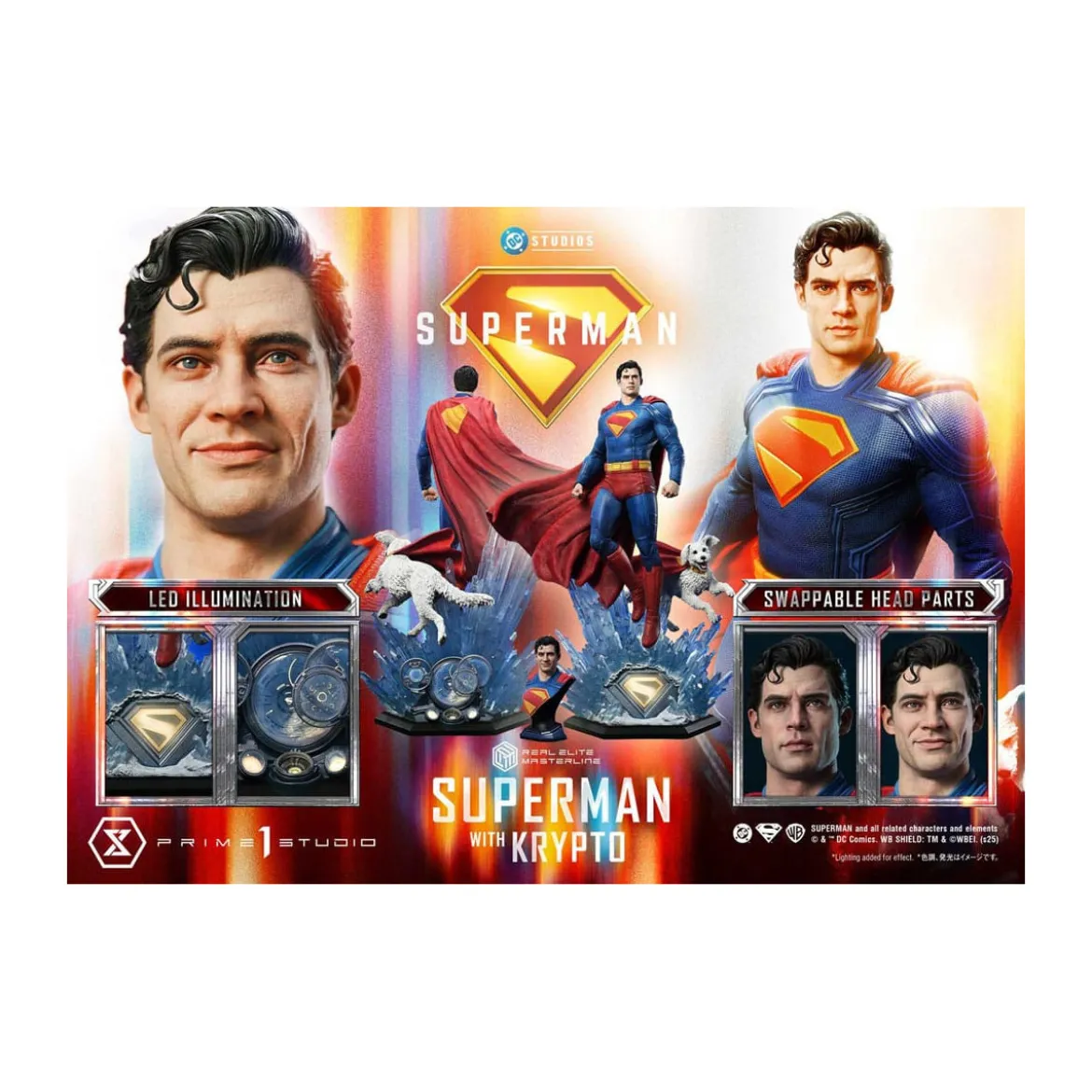Prime 1 Studio - Superman with Krypto - Real Elite Masterline Series 1/3