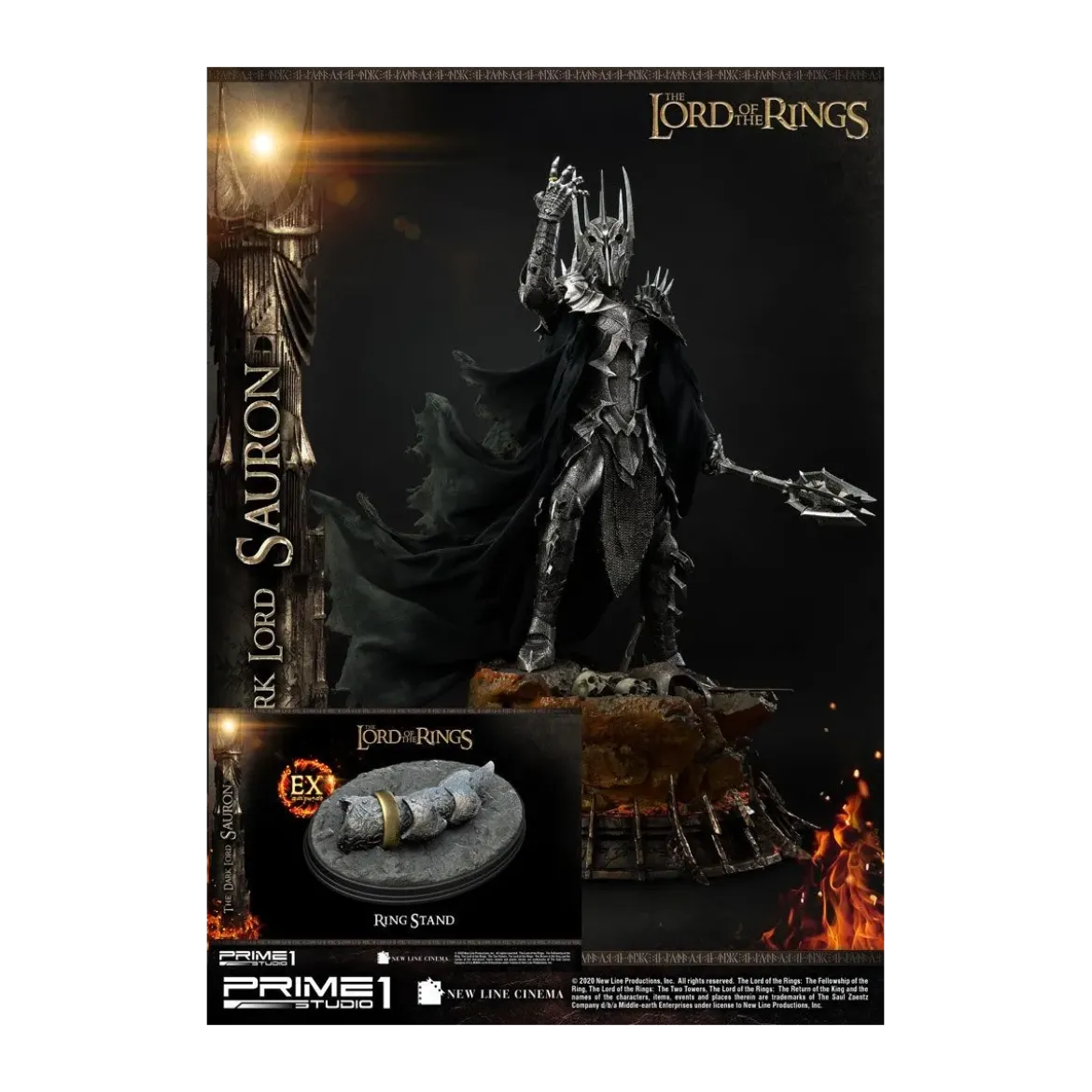Prime 1 Studio - The Dark Lord Sauron Exclusive Version - LOTR - Depot vente