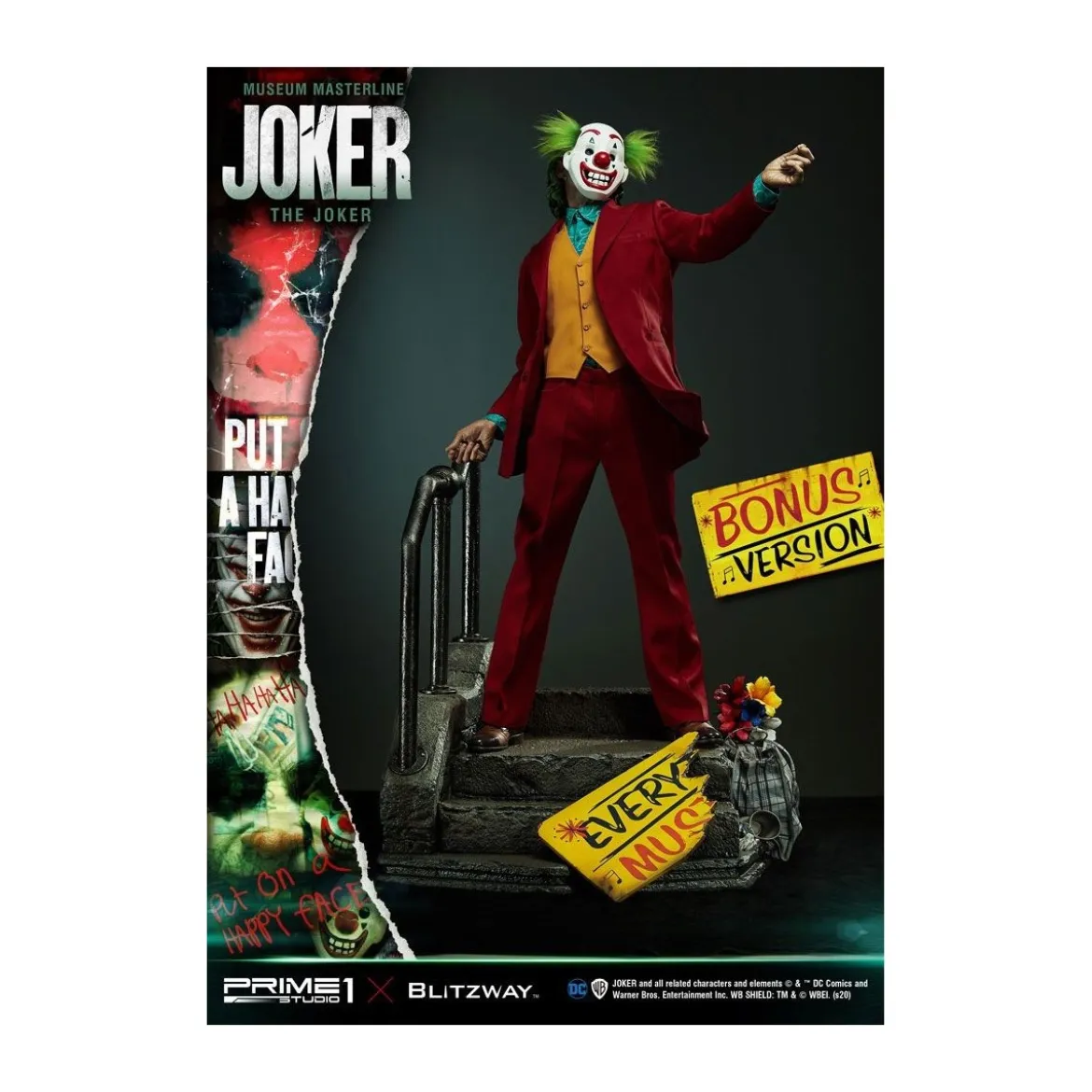 Prime 1 Studio - The Joker Museum Masterline 1/3 - Joker Bonus Version