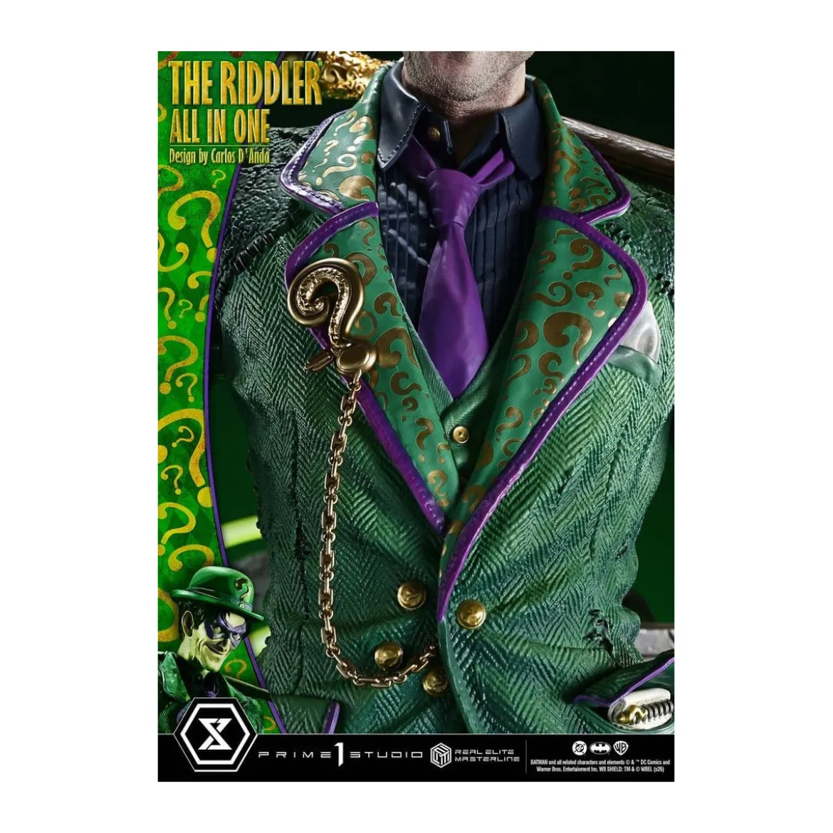 Prime 1 Studio - The Riddler All In One (Design by Carlos D'Anda) - Real Elite Masterline Series 1/3