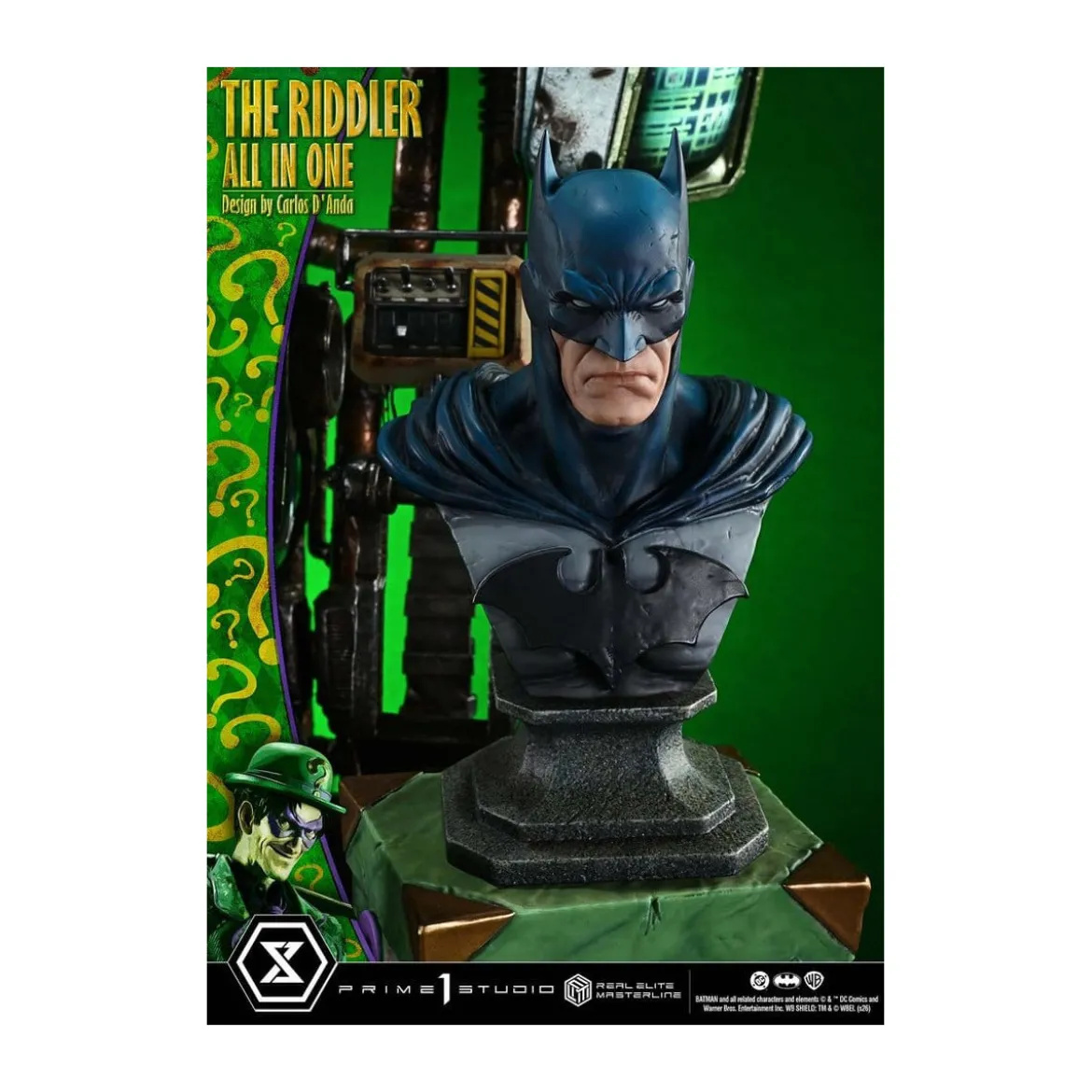 Prime 1 Studio - The Riddler All In One (Design by Carlos D'Anda) - Real Elite Masterline Series 1/3