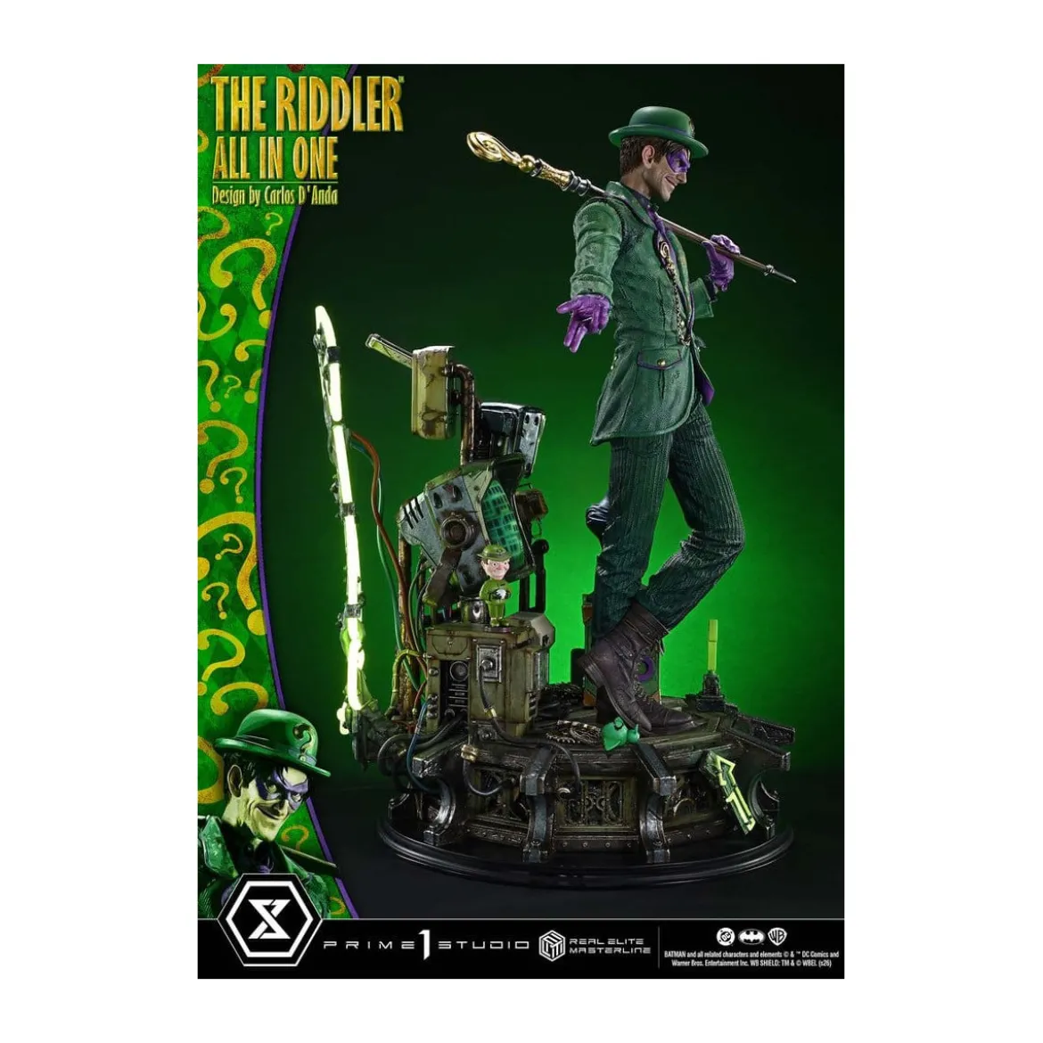 Prime 1 Studio - The Riddler All In One (Design by Carlos D'Anda) - Real Elite Masterline Series 1/3