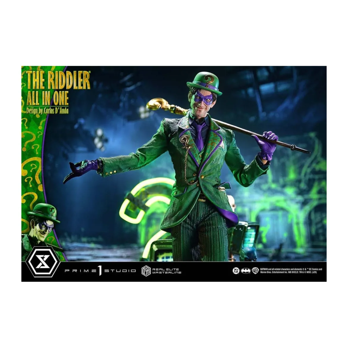 Prime 1 Studio - The Riddler All In One (Design by Carlos D'Anda) - Real Elite Masterline Series 1/3