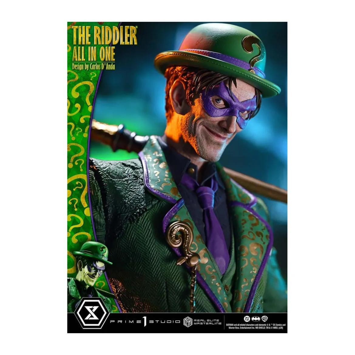 Prime 1 Studio - The Riddler All In One (Design by Carlos D'Anda) - Real Elite Masterline Series 1/3
