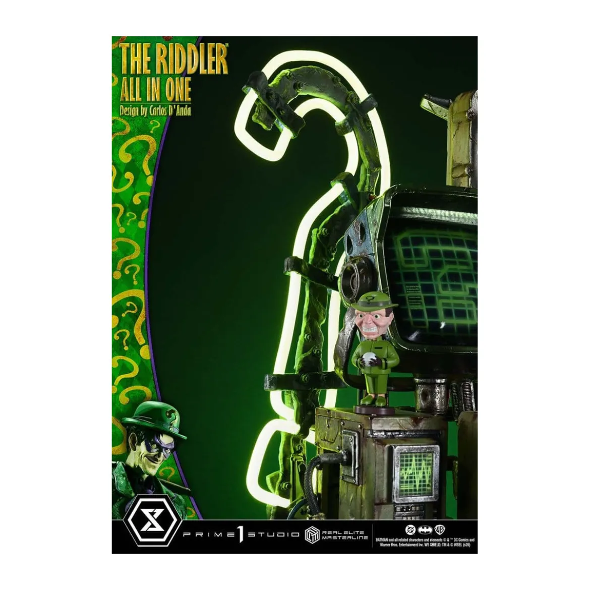 Prime 1 Studio - The Riddler All In One (Design by Carlos D'Anda) - Real Elite Masterline Series 1/3