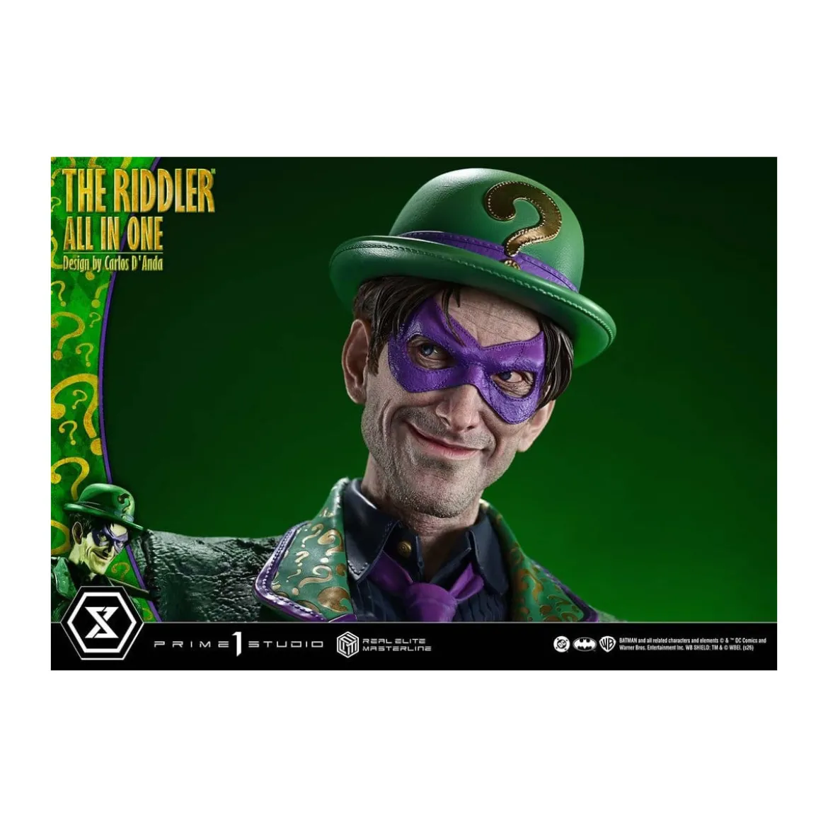 Prime 1 Studio - The Riddler All In One (Design by Carlos D'Anda) - Real Elite Masterline Series 1/3