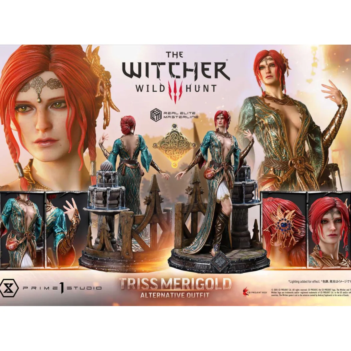 Prime 1 Studio - The Witcher 3: Wild Hunt - statue 1/4 Triss Merigold Bonus Version 52 cm