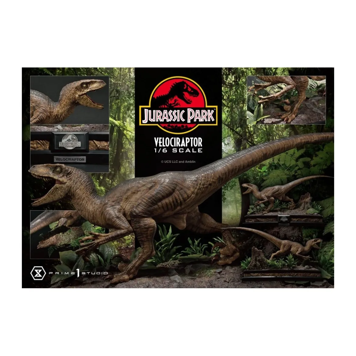 Prime 1 Studio - Velociraptor Attack - Jurassic Park 1/6 - Legacy Museum Collection