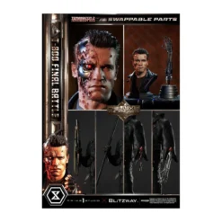 Prime 1 - Terminator 2 Judgment Day T-800 Final Battle Deluxe Bonus Version - Museum Masterline Series 1/3