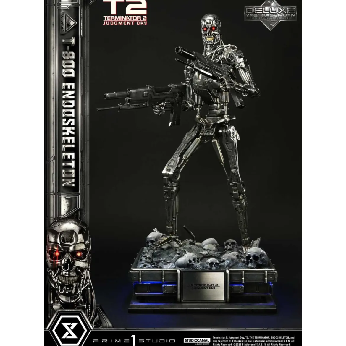 Prime 1 - Terminator 2 Judgment Day - T800 Endoskeleton Deluxe Version Statue 1/3