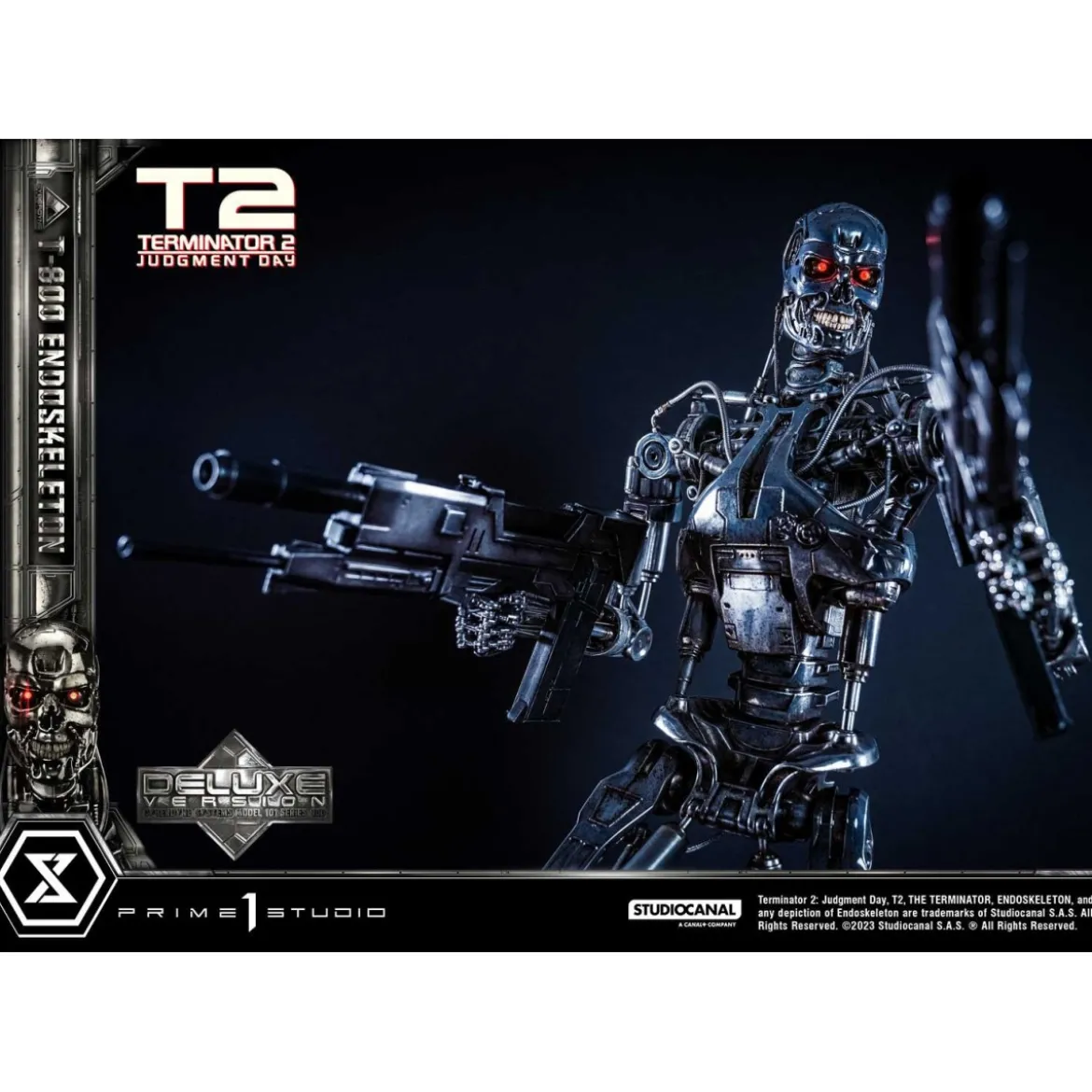 Prime 1 - Terminator 2 Judgment Day - T800 Endoskeleton Deluxe Version Statue 1/3