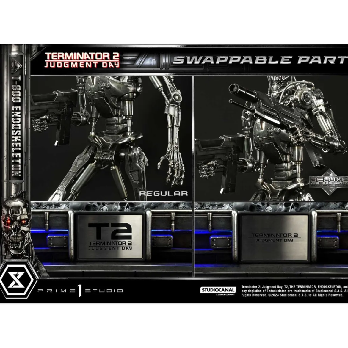Prime 1 - Terminator 2 Judgment Day - T800 Endoskeleton Deluxe Version Statue 1/3