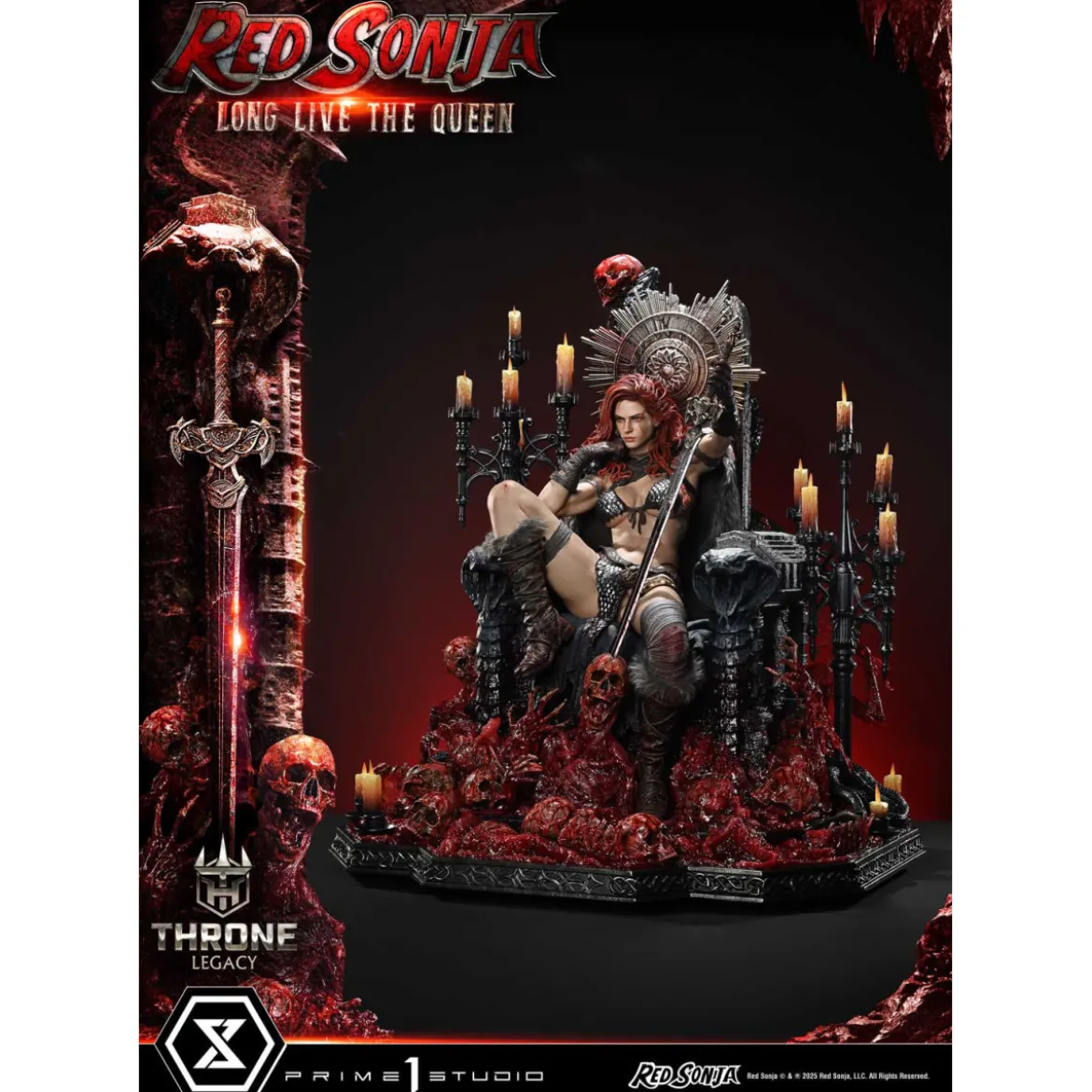 Prime 1 Throne Legacy Red Sonja Red Sonja : Long Live the Queen