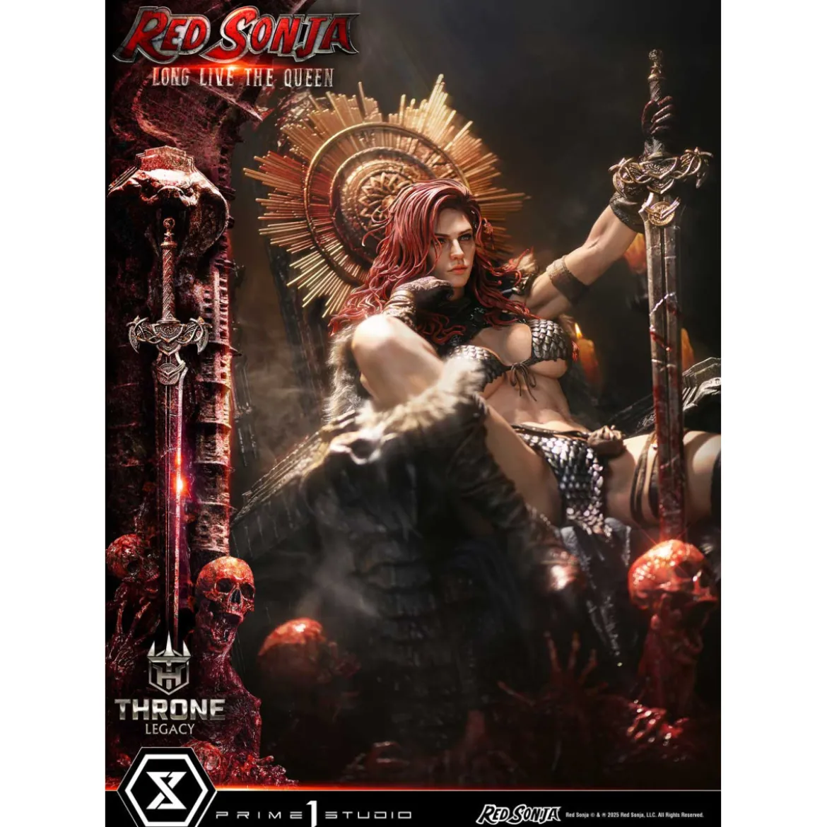 Prime 1 Throne Legacy Red Sonja Red Sonja : Long Live the Queen