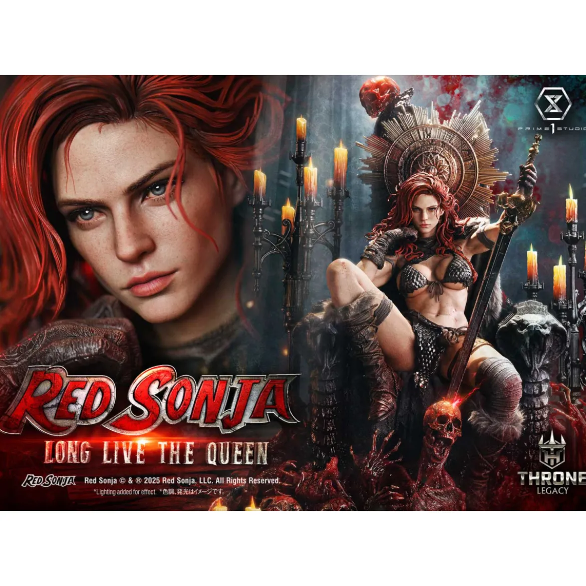 Prime 1 Throne Legacy Red Sonja Red Sonja : Long Live the Queen