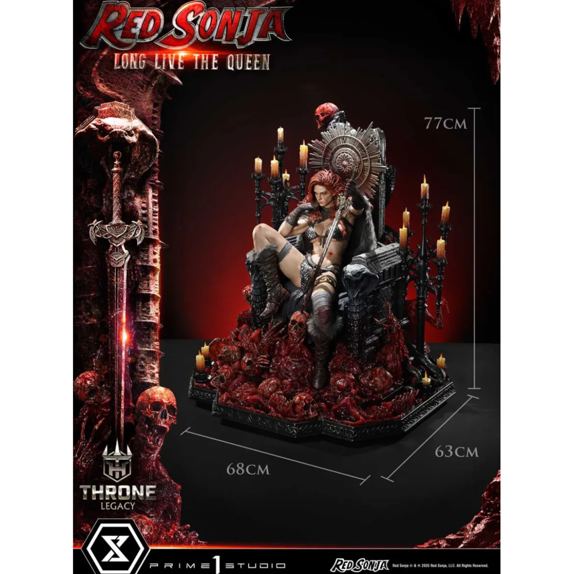 Prime 1 Throne Legacy Red Sonja Red Sonja : Long Live the Queen