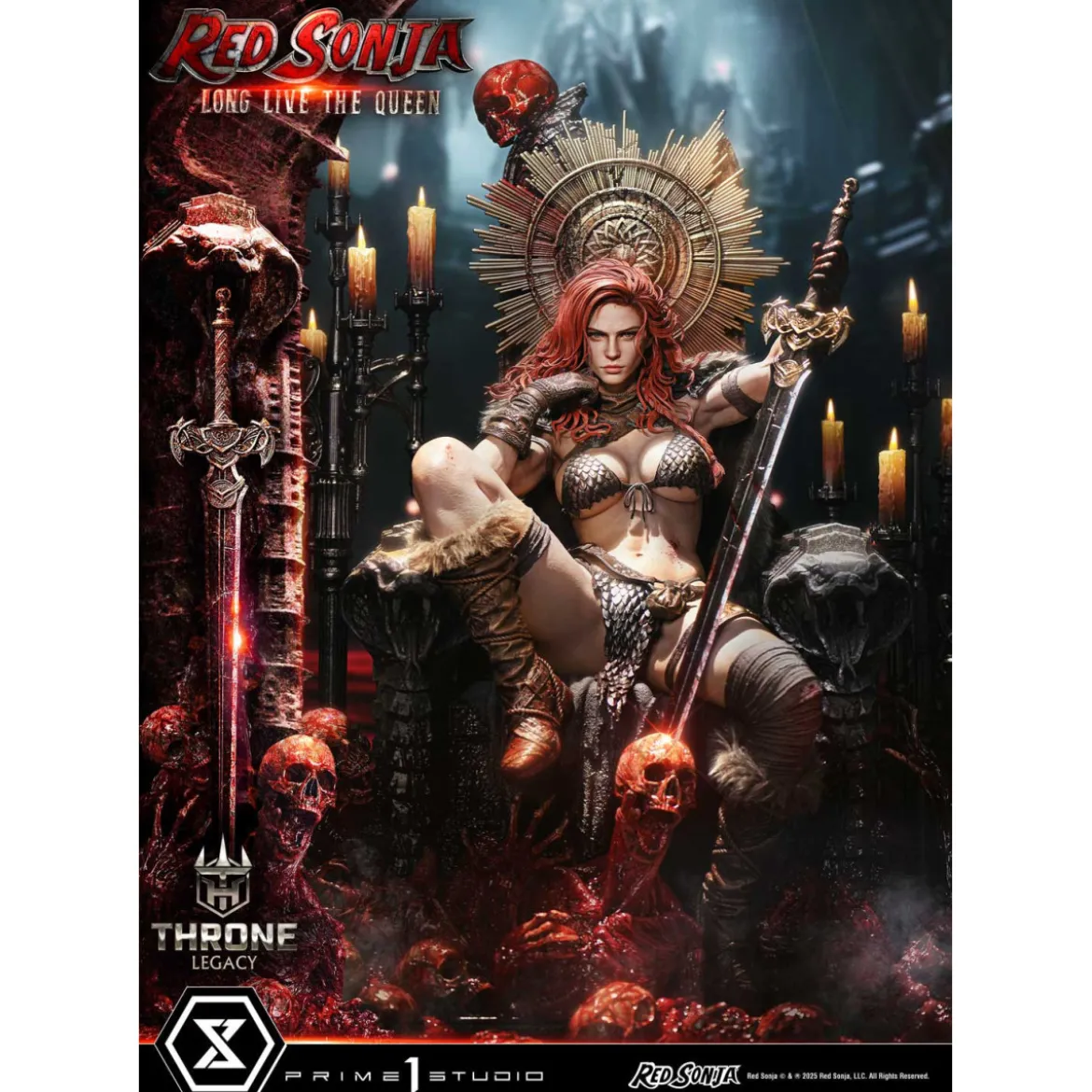 Prime 1 Throne Legacy Red Sonja Red Sonja : Long Live the Queen
