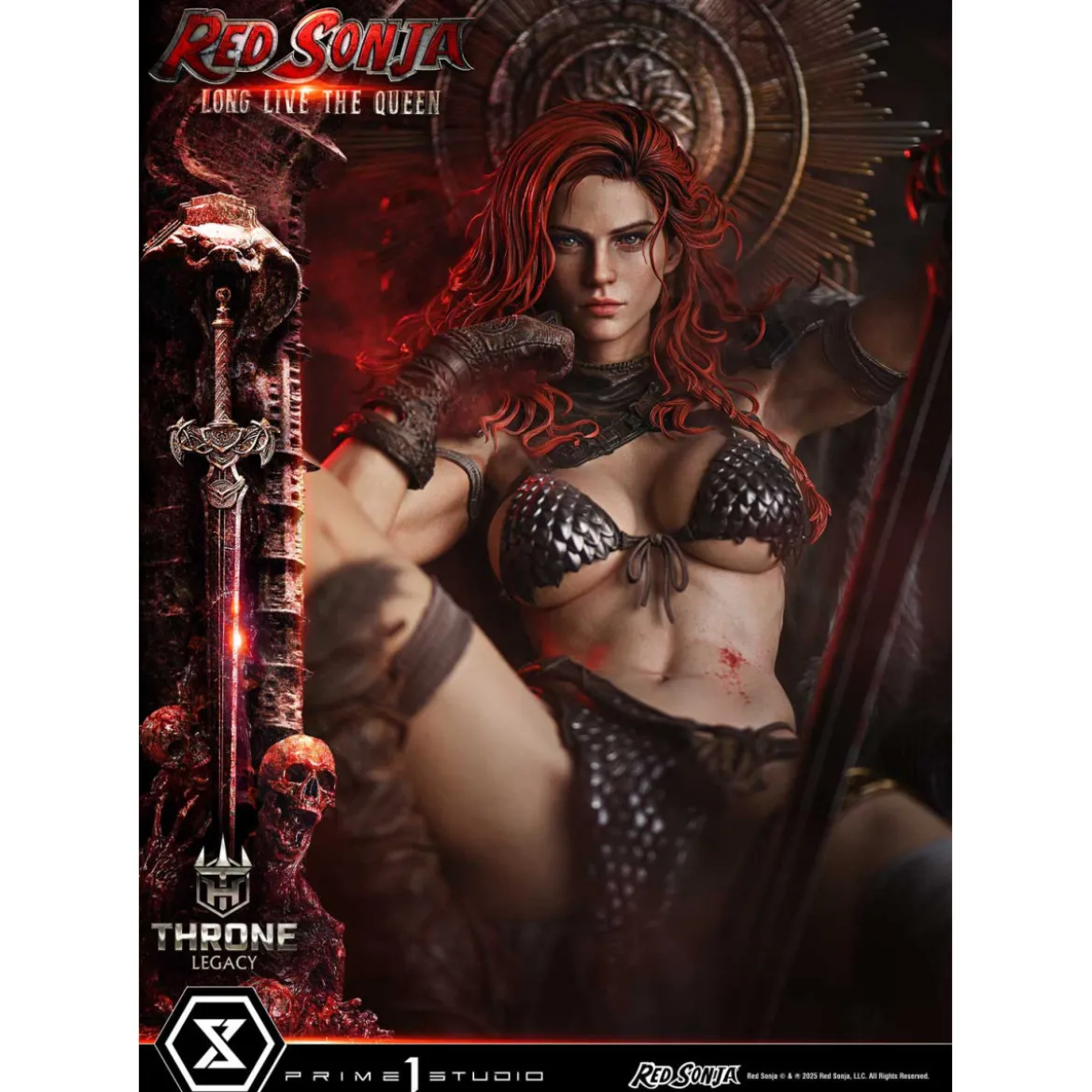 Prime 1 Throne Legacy Red Sonja Red Sonja : Long Live the Queen