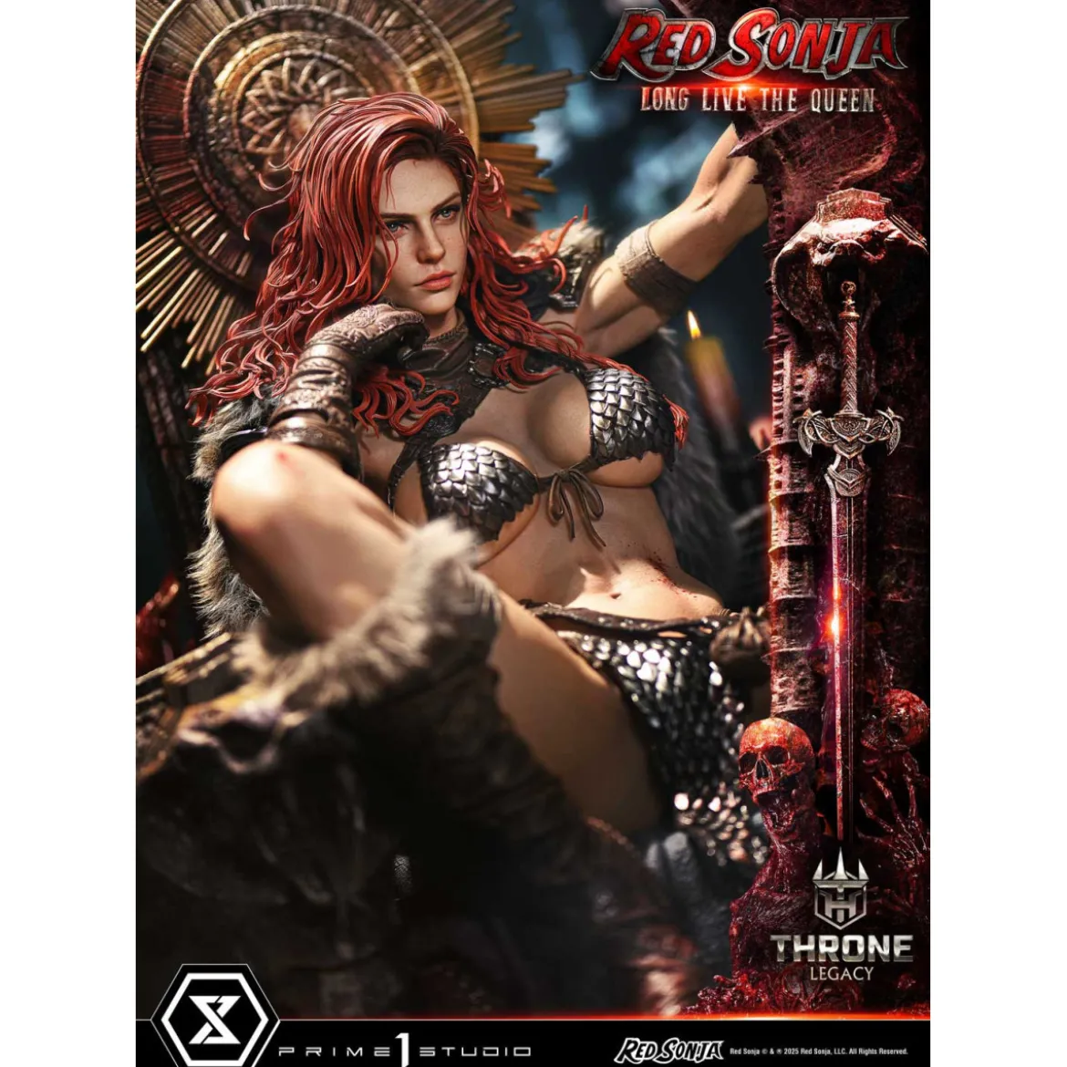 Prime 1 Throne Legacy Red Sonja Red Sonja : Long Live the Queen