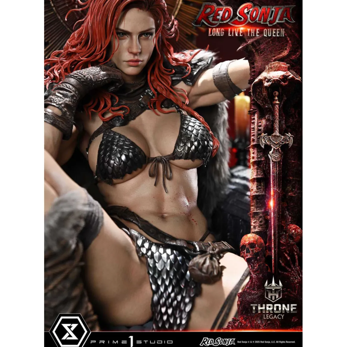 Prime 1 Throne Legacy Red Sonja Red Sonja : Long Live the Queen