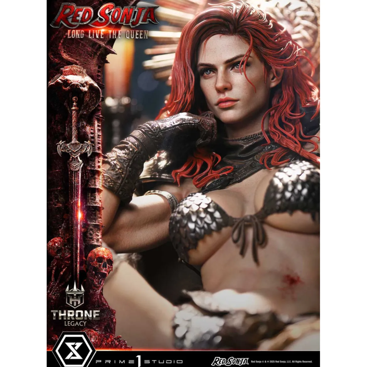 Prime 1 Throne Legacy Red Sonja Red Sonja : Long Live the Queen Bonus Version