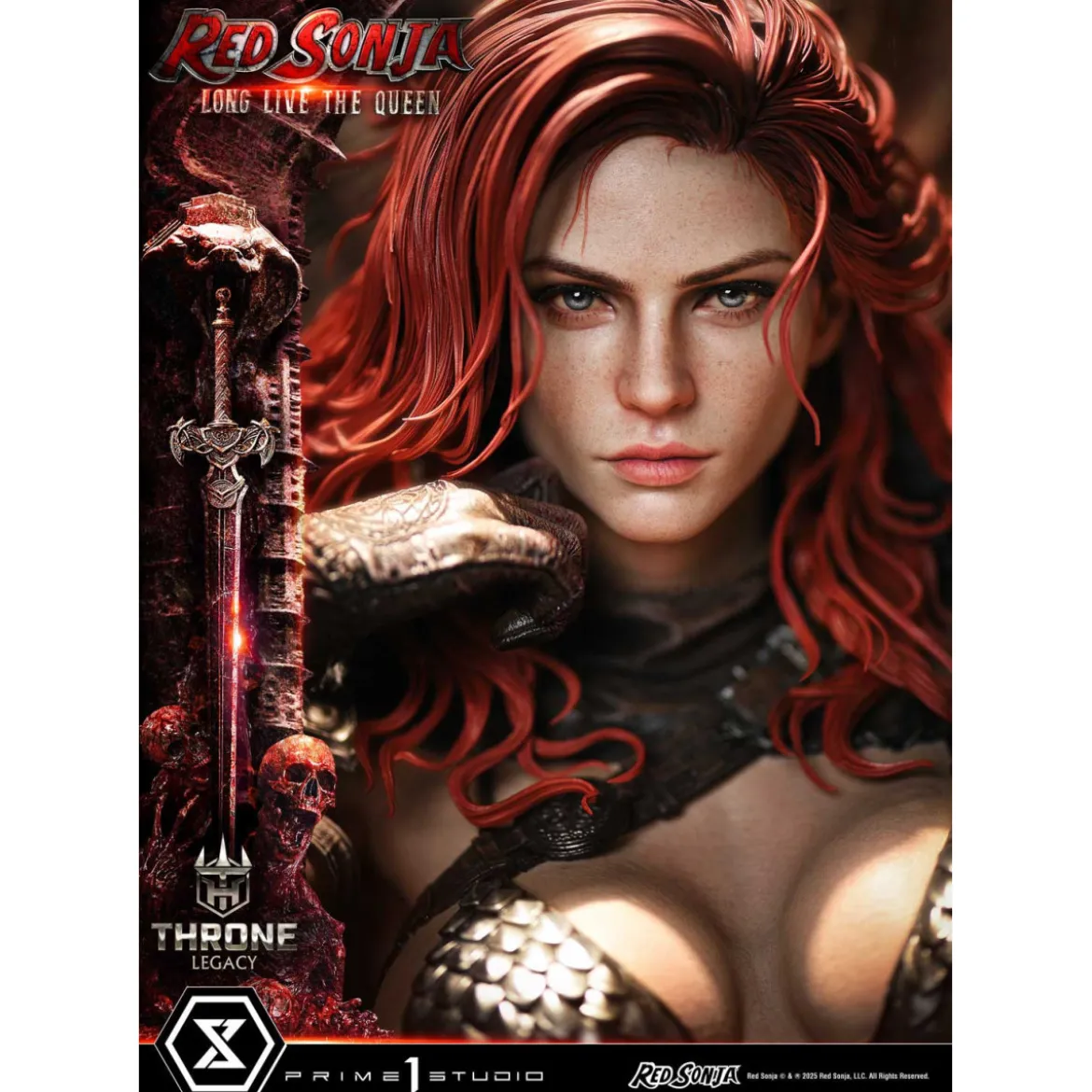 Prime 1 Throne Legacy Red Sonja Red Sonja : Long Live the Queen Bonus Version
