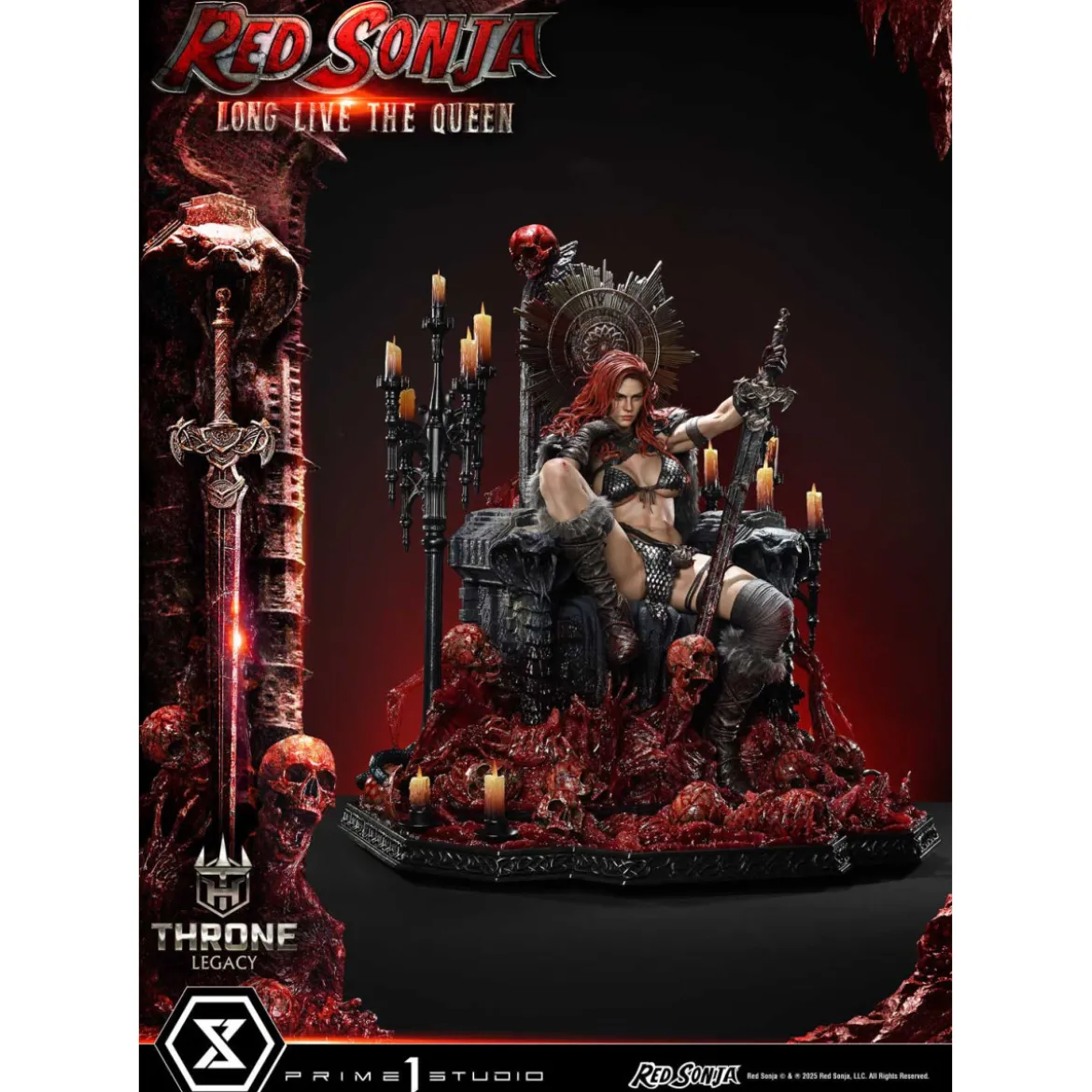 Prime 1 Throne Legacy Red Sonja Red Sonja : Long Live the Queen Bonus Version