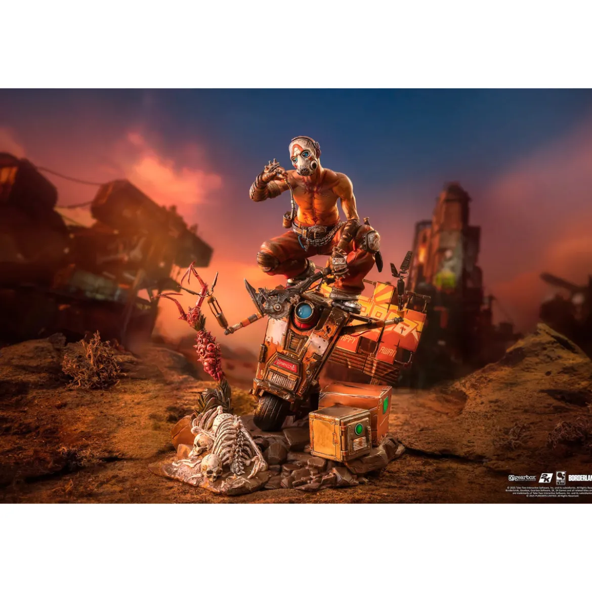 Pure Arts - Borderlands Psycho Bandit & Claptrap Diorama 1/6