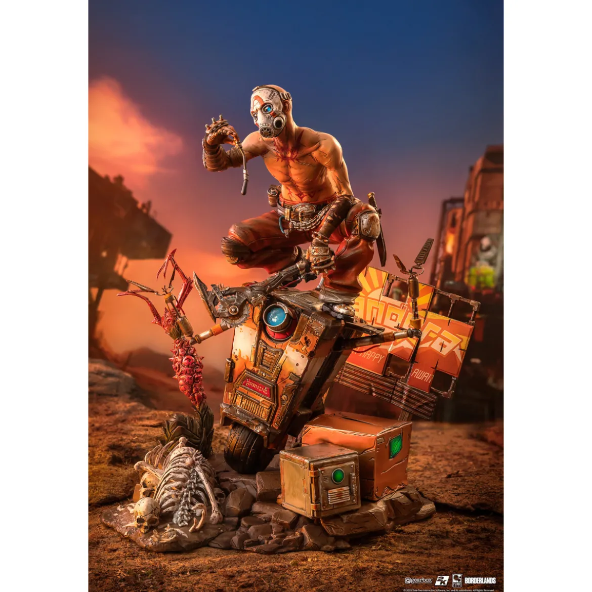 Pure Arts - Borderlands Psycho Bandit & Claptrap Diorama 1/6