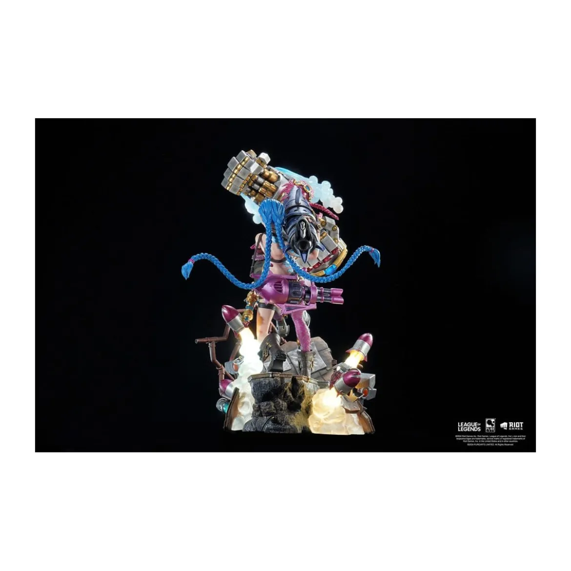 Pure Arts - League of Legends JINX & VI 1/6 Scale Statue Bundle