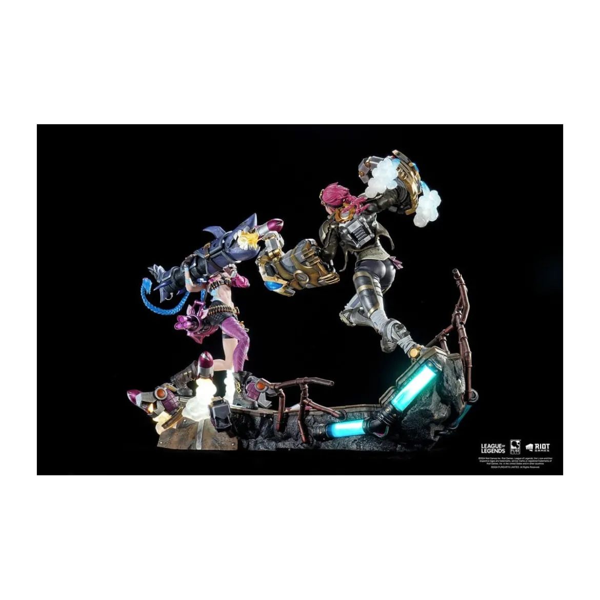 Pure Arts - League of Legends JINX & VI 1/6 Scale Statue Bundle