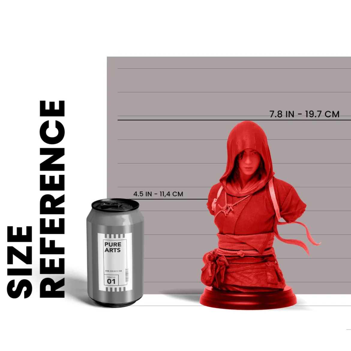 Pure Arts - Naoe 1/4 scale bust - Assassin´s Creed Shadows