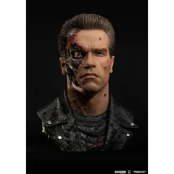 Pure Arts Terminator 2 T-800 Model 101 Battle Damaged Art Mask